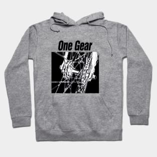 One Gear Bicycle Tee Fixie Bike Top Rider Hoodie